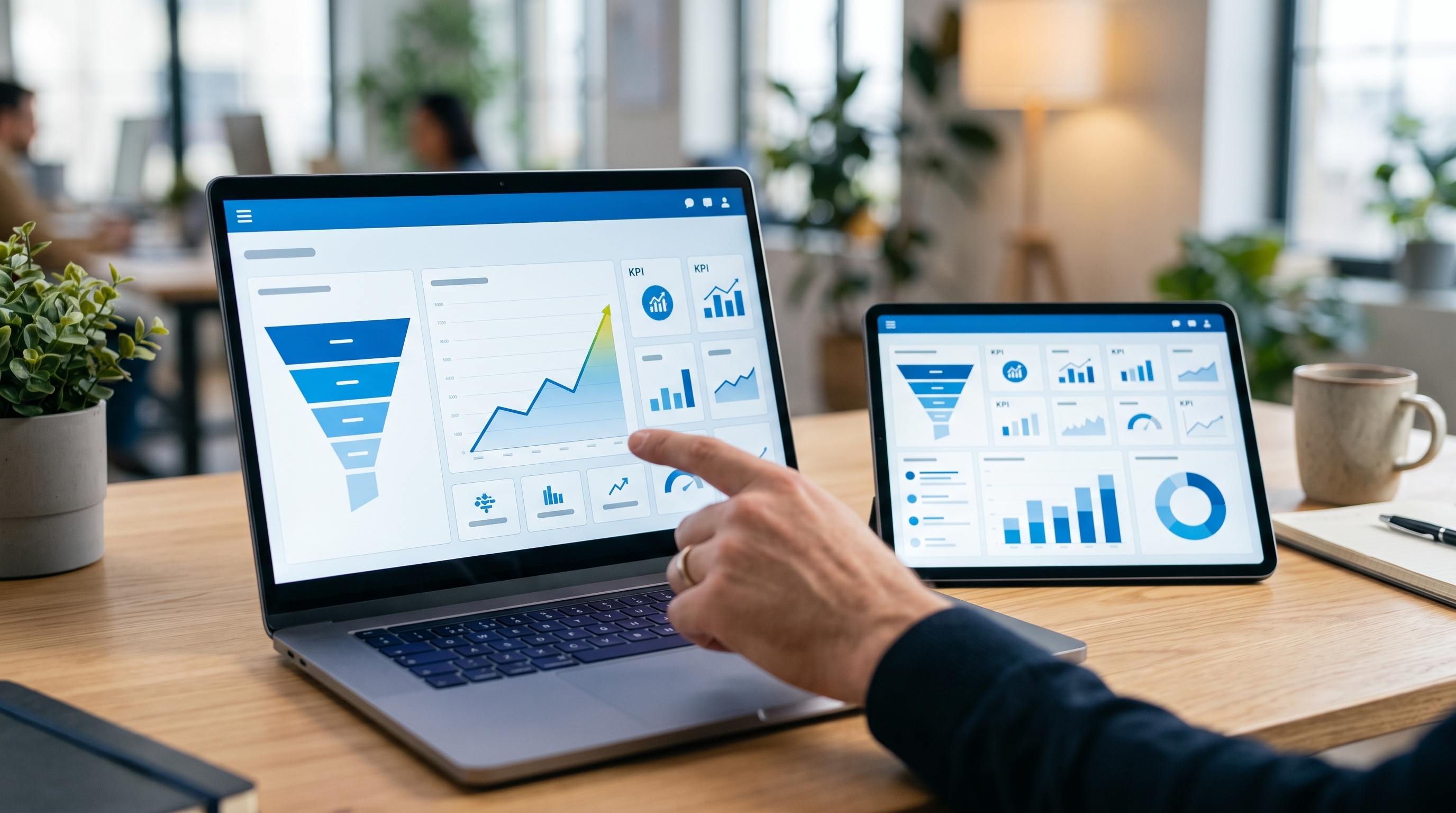Tableau de bord CRM de suivi des performances d'une force de vente externalisée